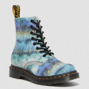 Dr. Martens 1460 Pascal Summer Tie Dye Suede Boots